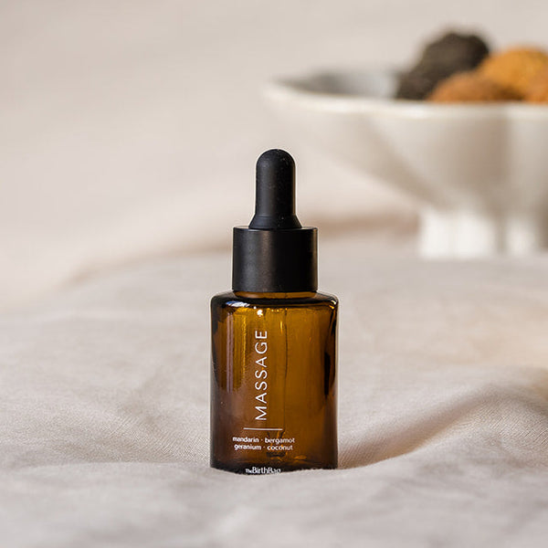 Organic massage oil
